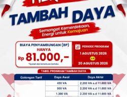 PLN Batam Beri Kado Kemerdekaan, Tambah Daya Listrik Kini Hanya Rp 81 Ribu