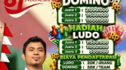 Semarak HUT RI Ke – 81, KOMANDO Ajak Driver Online Batam Adu Strategi di Turnamen Domino dan Ludo