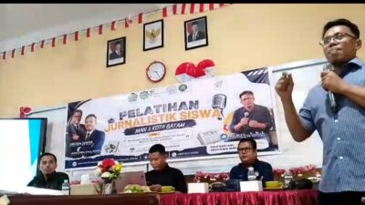 Antusiasme Siswa MAN 2 Batam Belajar Jurnalistik, IWO Kepri Tekankan Verifikasi Informasi